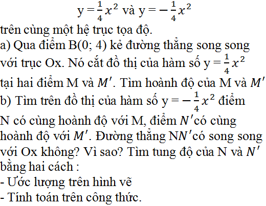 Giáº£i bÃ i 54 trang 63 SGK ToÃ¡n 9 Táº­p 2 | Giáº£i toÃ¡n lá»p 9