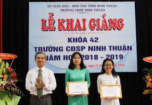 Lễ khai giảng năm học mới Cao đẳng sư phạm Ninh Thuận