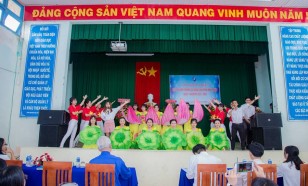 Cao đẳng Cộng đồng Bình Thuận tham gia hoạt động văn nghê
