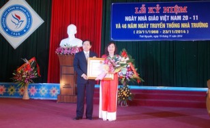 lễ kỉ niệm ngày nhà giáo VN Cao đẳng Sư phạm Thái Nguyên