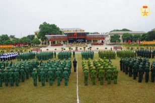 Lễ khai giảng năm học mới Sĩ quan phòng hóa