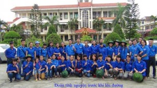 Sinh viên Cao đẳng Sư phạm Nam Định tham gia hoạt động tình nguyện