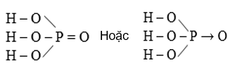Cấu tạo phân tử H3PO4