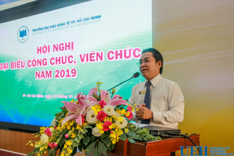 PGS.TS. Nguyễn Hữu Huy Nhựt - Phó Hiệu trưởng phát biểu
