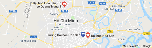 Bản đồ Đại học Hoa Sen - Cơ sở 2