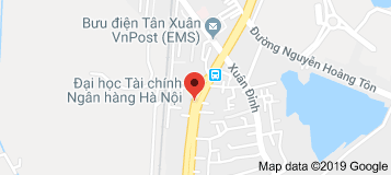 Bản đồ Đại học Tài chính Ngân hàng Hà Nội