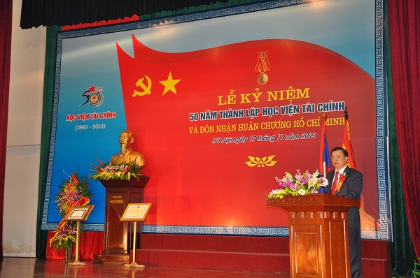 Lễ kỷ niệm thành lập trường học viện tài chính