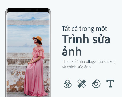 Adobe Photoshop Express - Chỉnh sửa ảnh nhanh chóng và dễ dàng, Áp dụng các bộ lọc và hiệu ứng