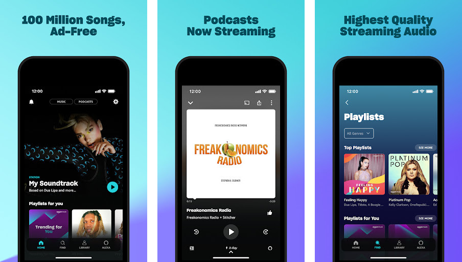 Amazon Music - Nghe nhạc không giới hạn, Tải nhạc về máy, Phát nhạc theo yêu cầu