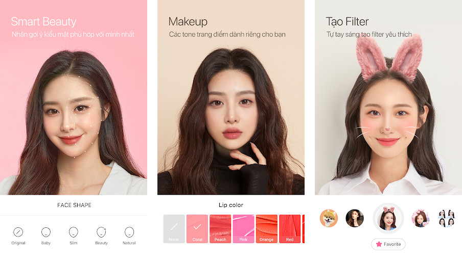 B612 - Bộ lọc làm đẹp đa dạng, Hiệu ứng AR vui nhộn, Tùy chọn chỉnh sửa ảnh nâng cao