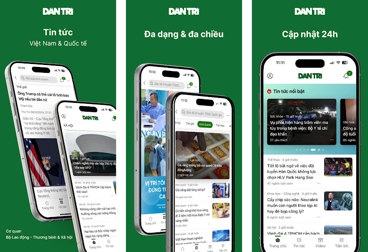 Báo Dân trí - Dantri.com.vn - Tin tức mới nhất, Nhiều chuyên mục, Giao diện thân thiện