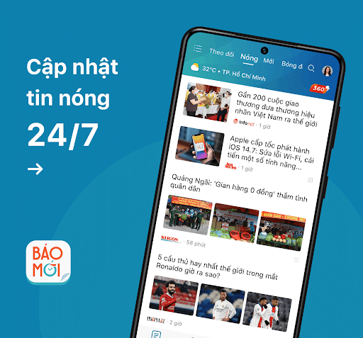 Báo Mới - Tin mới 24h - Tin tức nhanh chóng, Giao diện đẹp mắt, Đọc tin ngoại tuyến