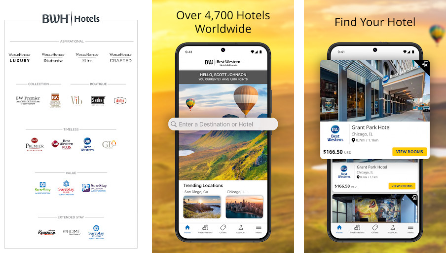 Best Western Rewards - Đặt phòng tại các khách sạn Best Western trên toàn thế giới