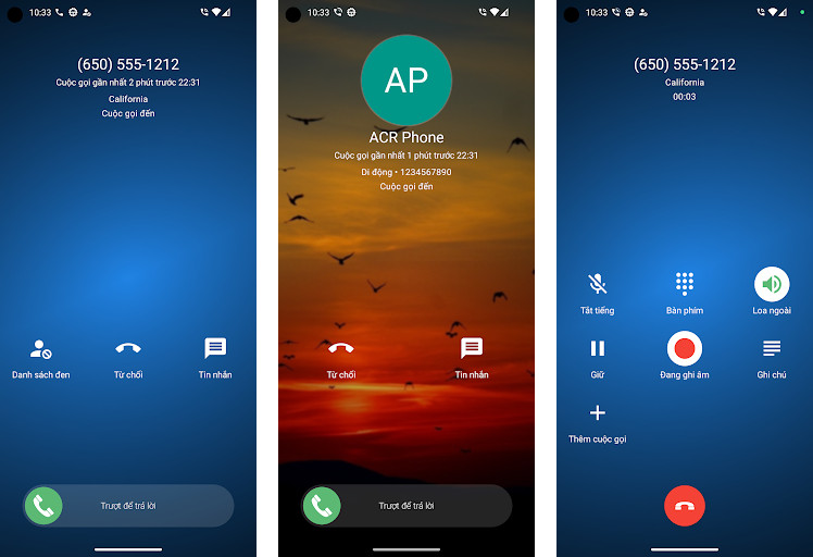 Call Recorder for Android - Ghi âm cuộc gọi tự động hoặc thủ công, Lưu trữ ghi âm trên thẻ nhớ hoặc đám mây