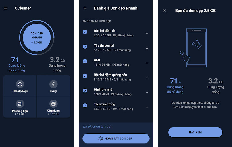 CCleaner - Dọn dẹp rác, Tối ưu hóa hệ thống, Bảo vệ quyền riêng tư