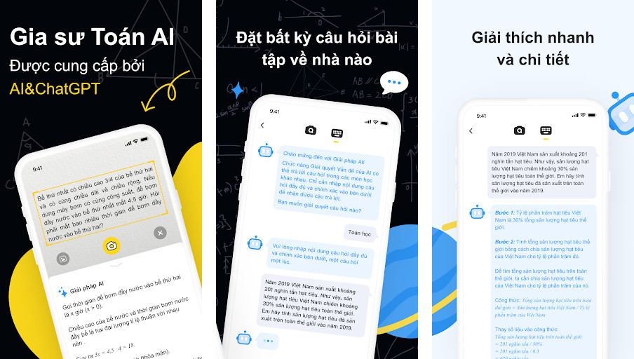 CheckMath: AI Trợ lý Bài tập - Toán, Vật lý, Hóa, Lời giải chi tiết, Theo chương trình GDPT