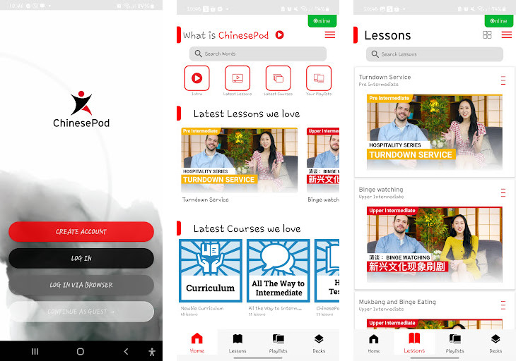 ChinesePod - bài học tiếng Trung, video thực tế, giảng viên bản ngữ