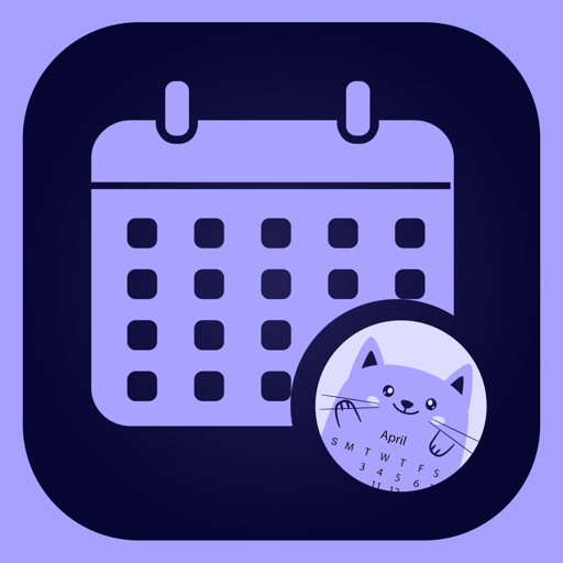 Cute Calendar Schedule Planner Icon
