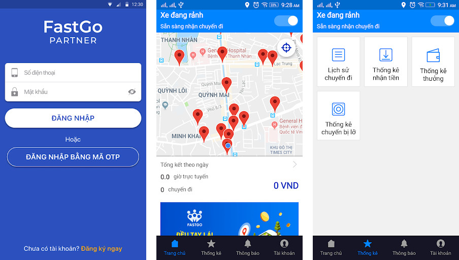 FastGo - Quick delivery, Multiple vehicle options, Transparent pricing