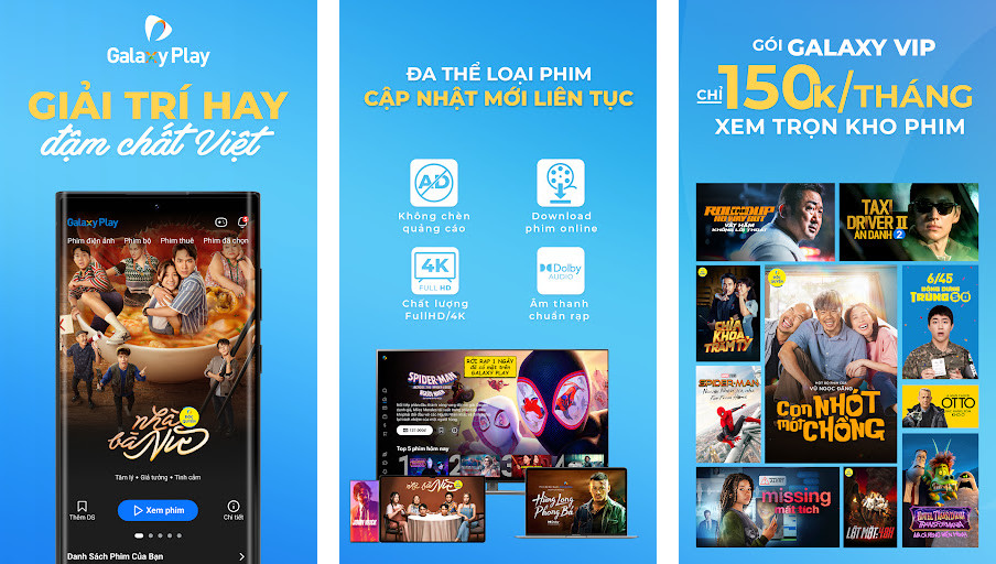 Galaxy Play Phim mới mỗi ngày - Phim bom tấn mới mỗi ngày, Kho phim phong phú, Xem không quảng cáo