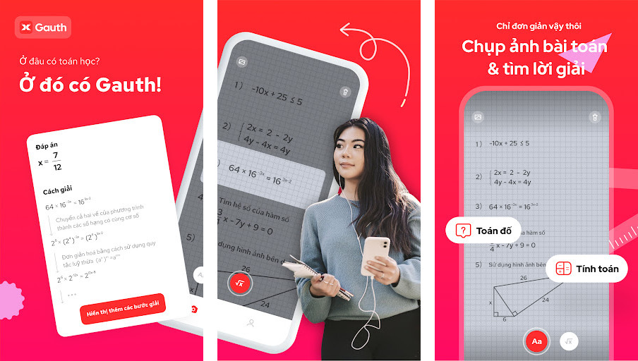 Gauth: Trợ lý làm bài tập AI - AI giải bài tập, Giải thích chi tiết, Học mọi môn học
