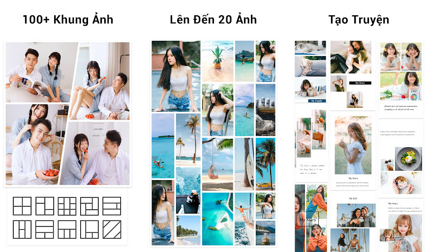 Ghép ảnh - Chỉnh sửa ảnh - Ghép ảnh tự do, Chỉnh sửa ảnh chuyên nghiệp, Chia sẻ nhanh chóng