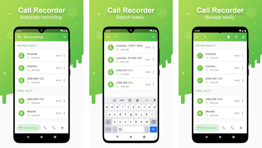 Ghi âm cuộc gọi - Ghi âm cuộc gọi không giới hạn, Lưu trữ ghi âm trên đám mây