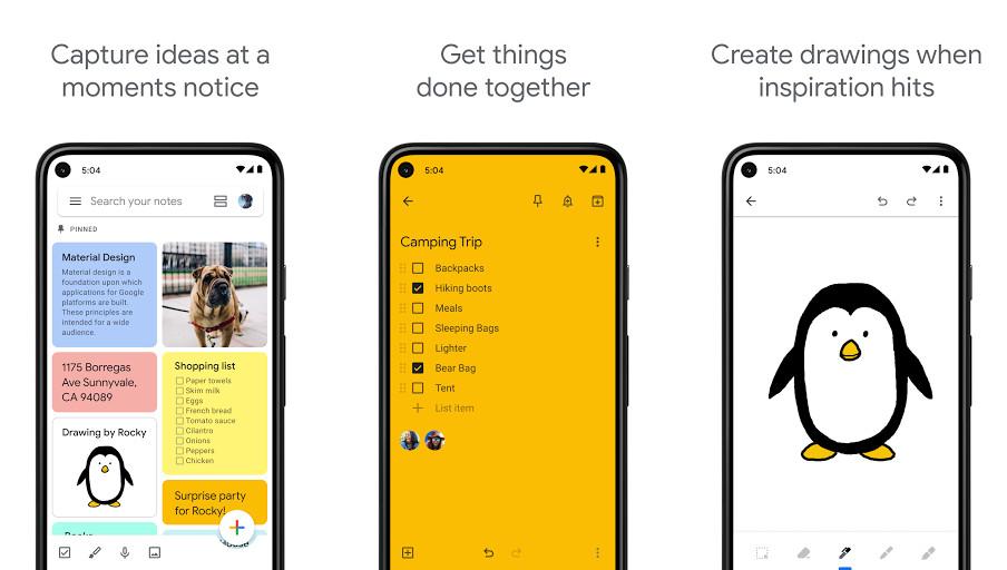 Google Keep - Ghi chú và danh sách dễ dàng, Đính kèm đa phương tiện và liên kết