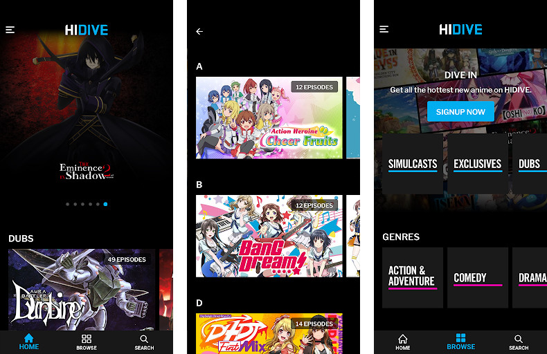 HIDIVE - Anime, Phim hoạt hình, Chương trình truyền hình, Truyền hình trực tiếp, Phim, Âm nhạc