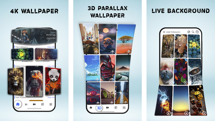 Hình nền động và 4K - Bộ sưu tập hình nền động và 4K chất lượng cao, Chủ đề đa dạng: thiên nhiên, trừu tượng, khoa học viễn tưởng