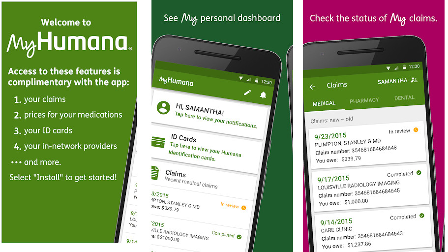 Humana - Quản lý chế độ bảo hiểm, Tìm kiếm bác sĩ, Theo dõi chi phí chăm sóc sức khỏe