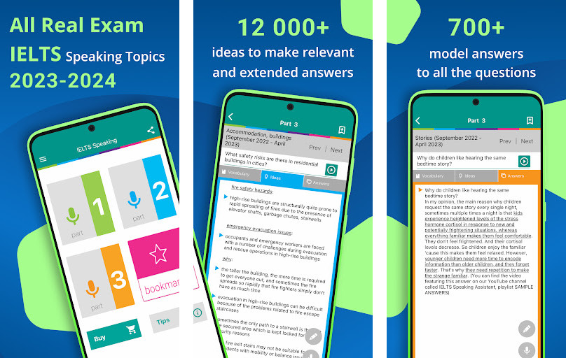 IELTS Speaking Assistant - Luyện tập nói, Nhận diện giọng nói, Theo dõi tiến độ