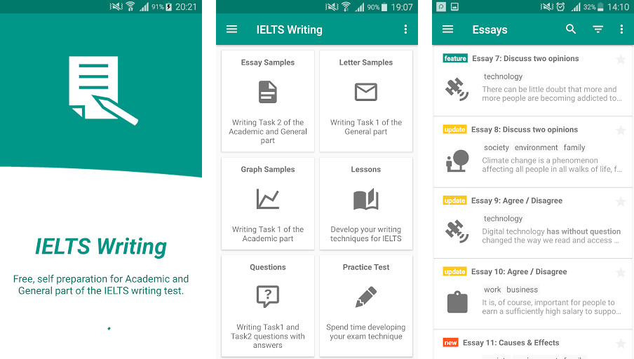 IELTS Writing - Mẫu bài luận, Đánh giá phản hồi, Theo dõi tiến độ