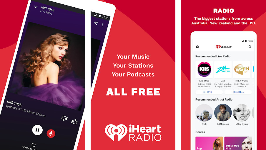iHeartRadio - Nghe các đài phát thanh trực tiếp và podcast, Tạo và chia sẻ các đài phát thanh tùy chỉnh