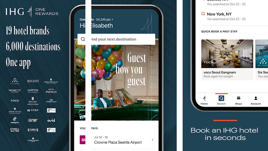 IHG One Rewards - Đặt phòng tại các khách sạn IHG trên toàn thế giới