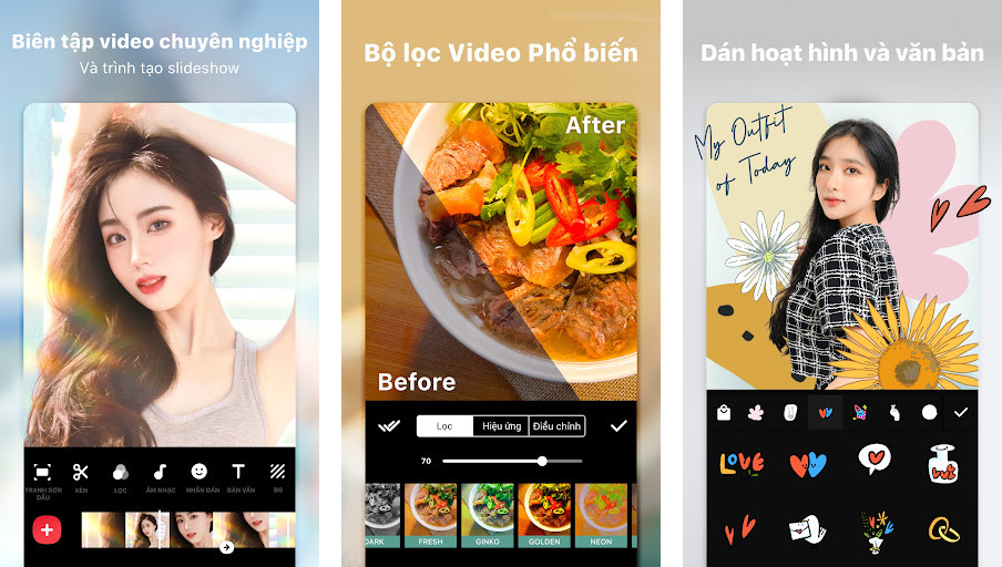 InShot - Giao diện trực quan, dễ thao tác, Kho hiệu ứng, nhạc nền phong phú