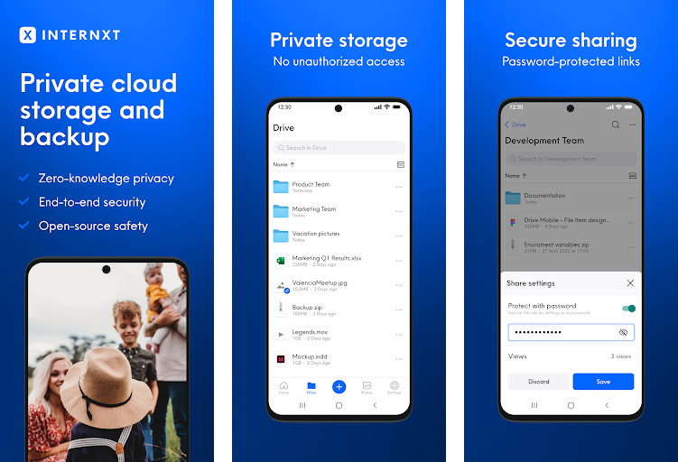 Internxt - Lưu trữ phi tập trung, Mã hóa riêng tư, Truy cập mọi nơi