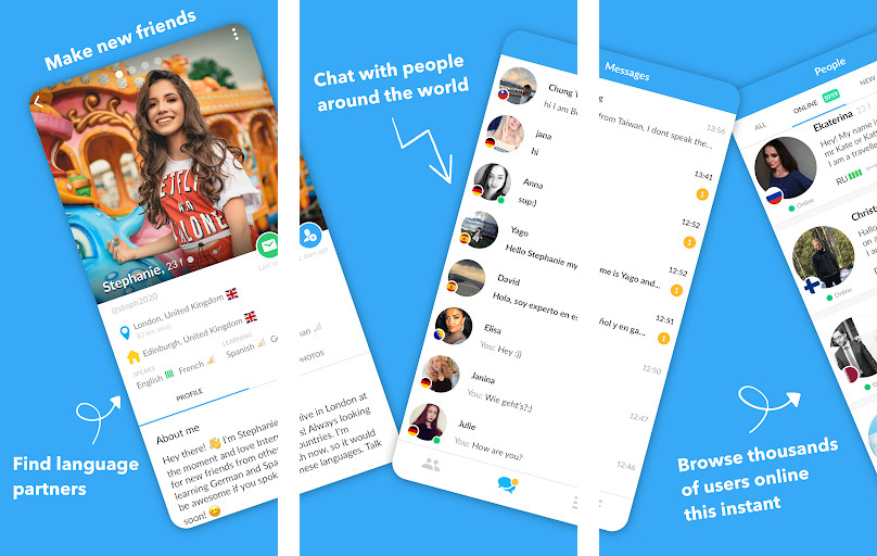 InterPals - Kết nối với thế giới, Học ngoại ngữ, Trao đổi văn hóa