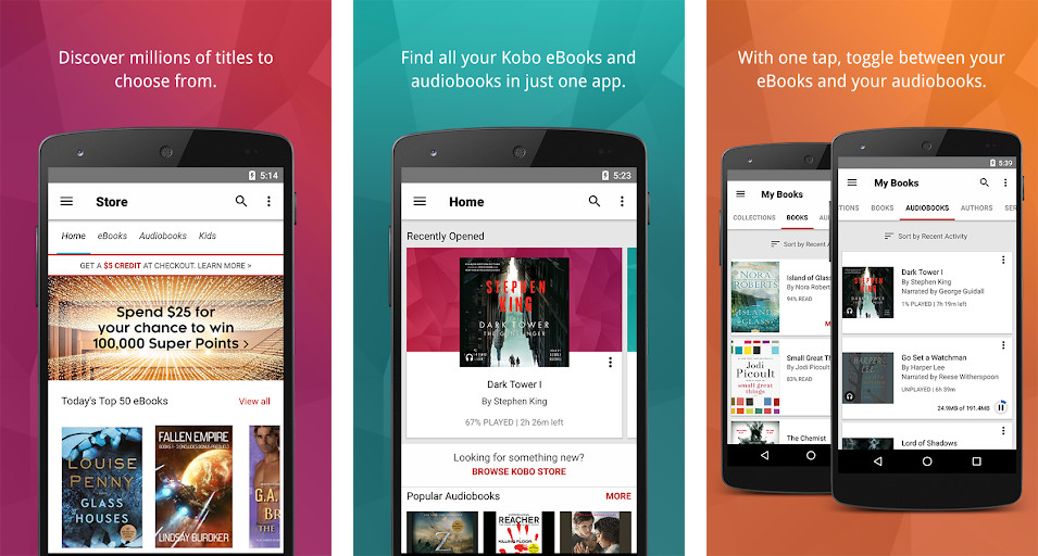 Kobo - Truy cập nhiều sách, Đọc mọi lúc mọi nơi, Tùy chỉnh trải nghiệm