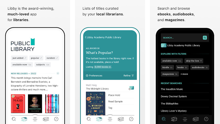 Libby - Mượn sách miễn phí, Đọc trên nhiều thiết bị, Kết nối với thư viện