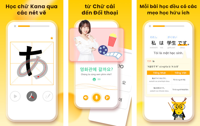 LingoDeer - Học Ngôn ngữ - Đào tạo khoa học, Bài học tương tác, Theo dõi tiến độ