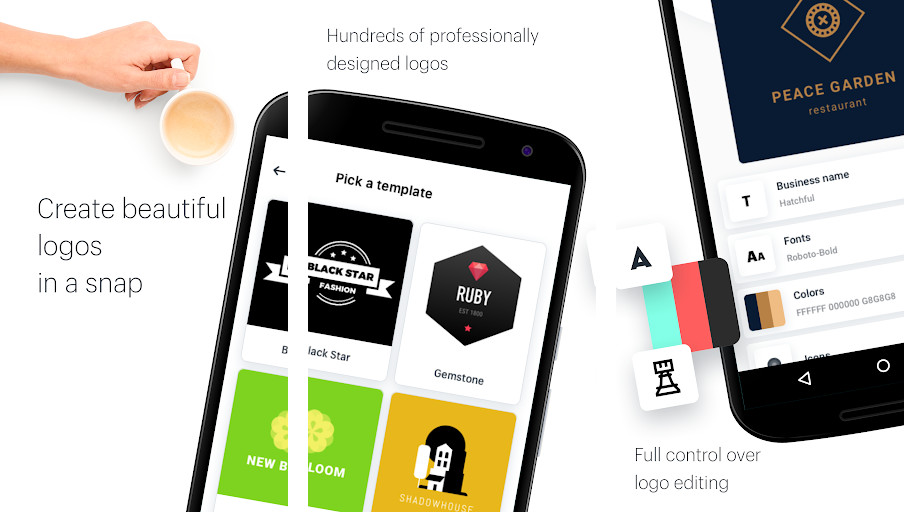 Logo Maker: Design & Create - Tạo logo chuyên nghiệp, Nhiều mẫu logo có sẵn, Công cụ chỉnh sửa dễ sử dụng