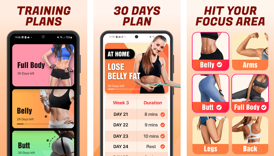 Lose Weight in 30 Days - Fitness - Chương trình giảm cân 30 ngày, Bài tập tại nhà không cần thiết bị