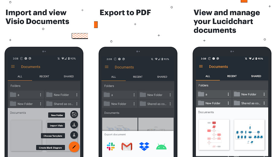 Lucidchart - Sơ đồ chuyên nghiệp, Cộng tác nhóm, Thư viện mẫu đa dạng