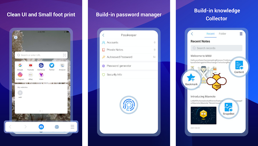 Maxthon Browser - Duyệt web nhanh và toàn diện, Quản lý tab dễ dàng và tùy chỉnh giao diện