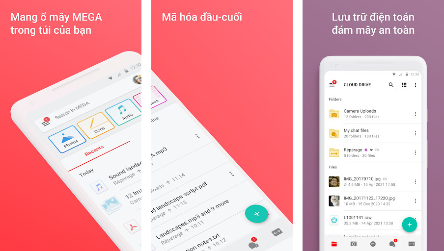 Mega - Mã hóa đầu cuối, Lưu trữ đám mây miễn phí, Truy cập từ nhiều thiết bị
