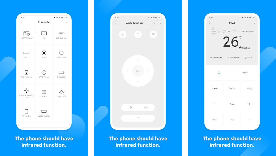 Mi Remote controller - for TV, - Điều khiển thiết bị từ xa, Tùy chỉnh điều khiển, Điều khiển bằng giọng nói