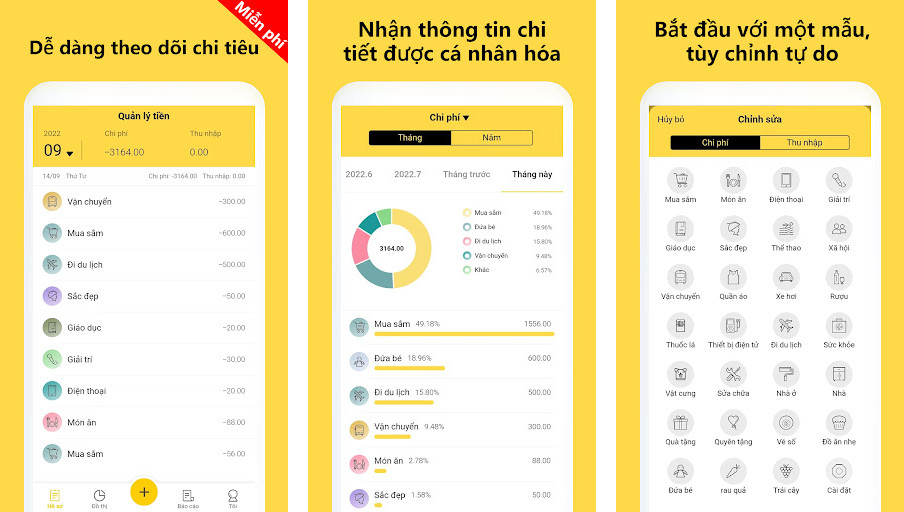 Money Manager:Budget & Expense - Quản lý hóa đơn, Theo dõi chi tiêu, Lập ngân sách