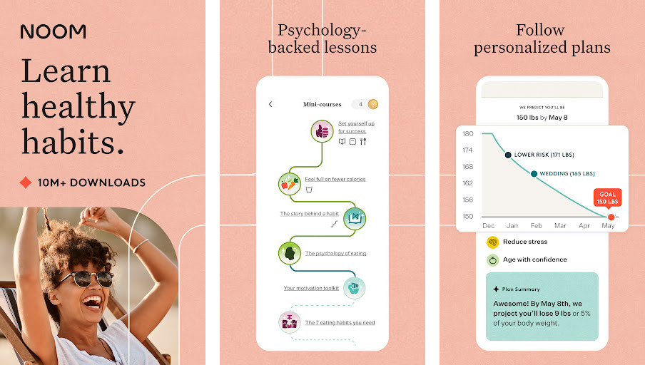 Noom Coach - Huấn luyện viên cá nhân, Phân tích thói quen, Hỗ trợ cộng đồng