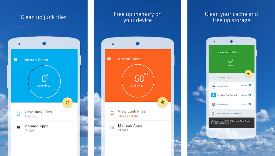 Norton Clean - Dọn dẹp rác, Tăng tốc thiết bị, Bảo vệ quyền riêng tư